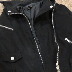 Gently used faux suede jacket